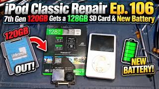 iPod Classic Repair Ep. 106: 7th Gen iPod Gets 128GB SD & Battery Upgrade