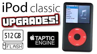 Upgrading an iPod classic | 512GB SD card, Taptic engine, 3000mah battery and new outer shell!